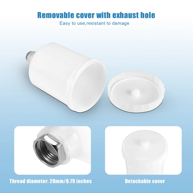 600 мл лейка для краски инструмент распыления воздуха пластиковый горшок