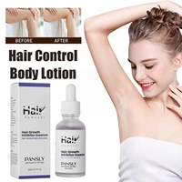 30ml hair growth inhibitor essence hair removal repair serum painless legs face body pubic depilation bikini serum on armpi w2p0