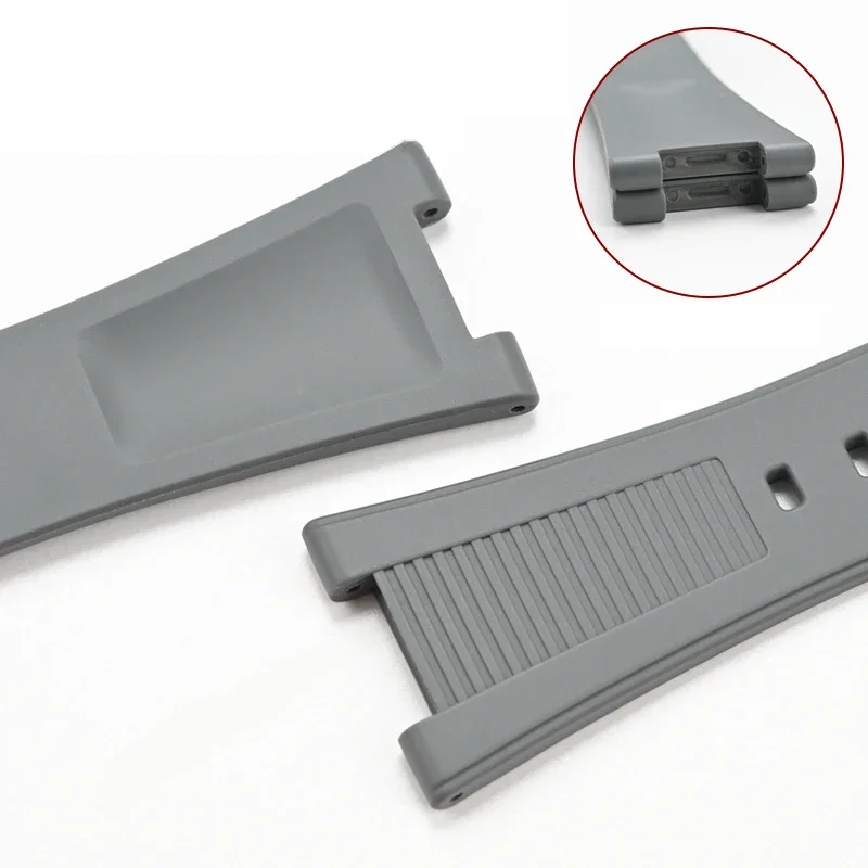 Специальный Изогнутый Ремешок Для Часов Из Жидкого Силикона Patek Philips Nautilus