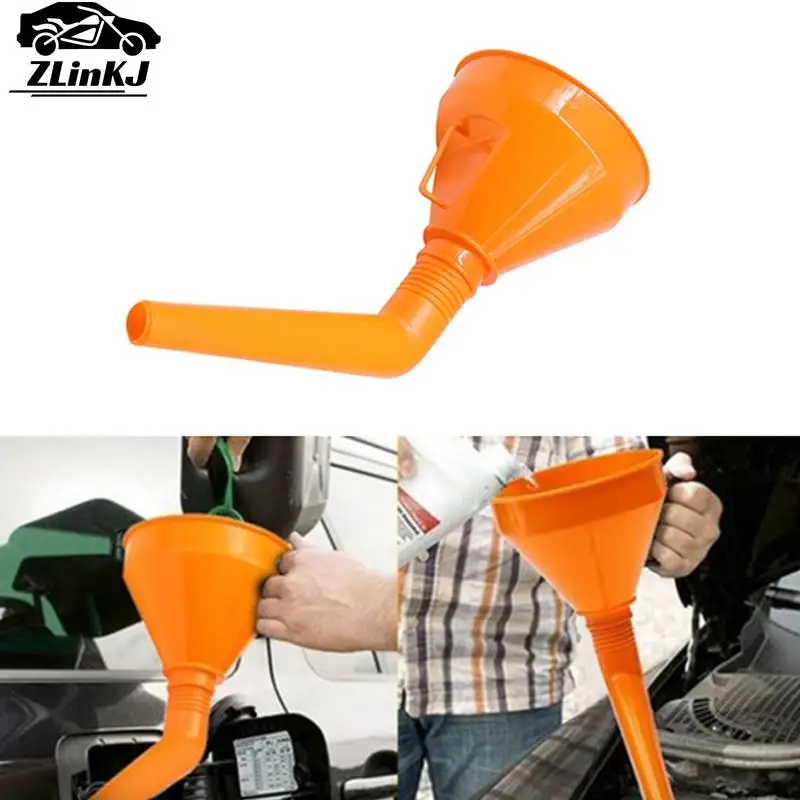 

Universal Plastic Car Motorcycle Refuel Gasoline Engine Oil Funnel With Filter Fluid Change Fill Transfer Tool Automotive
