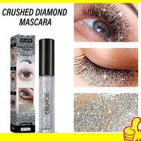 diamond glitter mascara fast dry eyelashes curls extension make up waterproof long lasting lengthens eye lash mascara 2022 hot