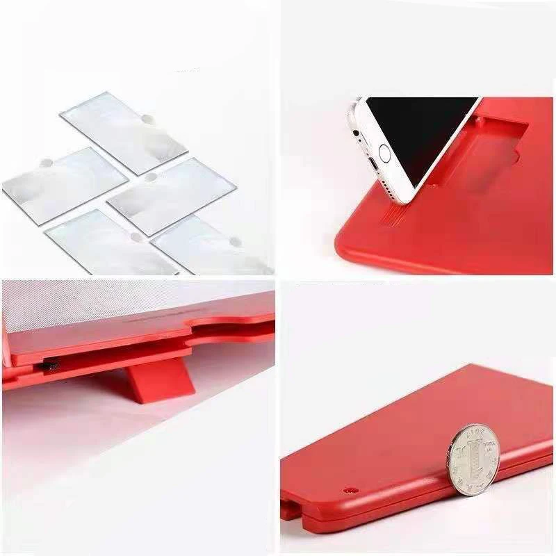 10 Inch Mobile Phone Projector Screen Amplifier Magnifier 3D HD Video Magnifying Cellphone Holder Desk Bracket Phone Accessories