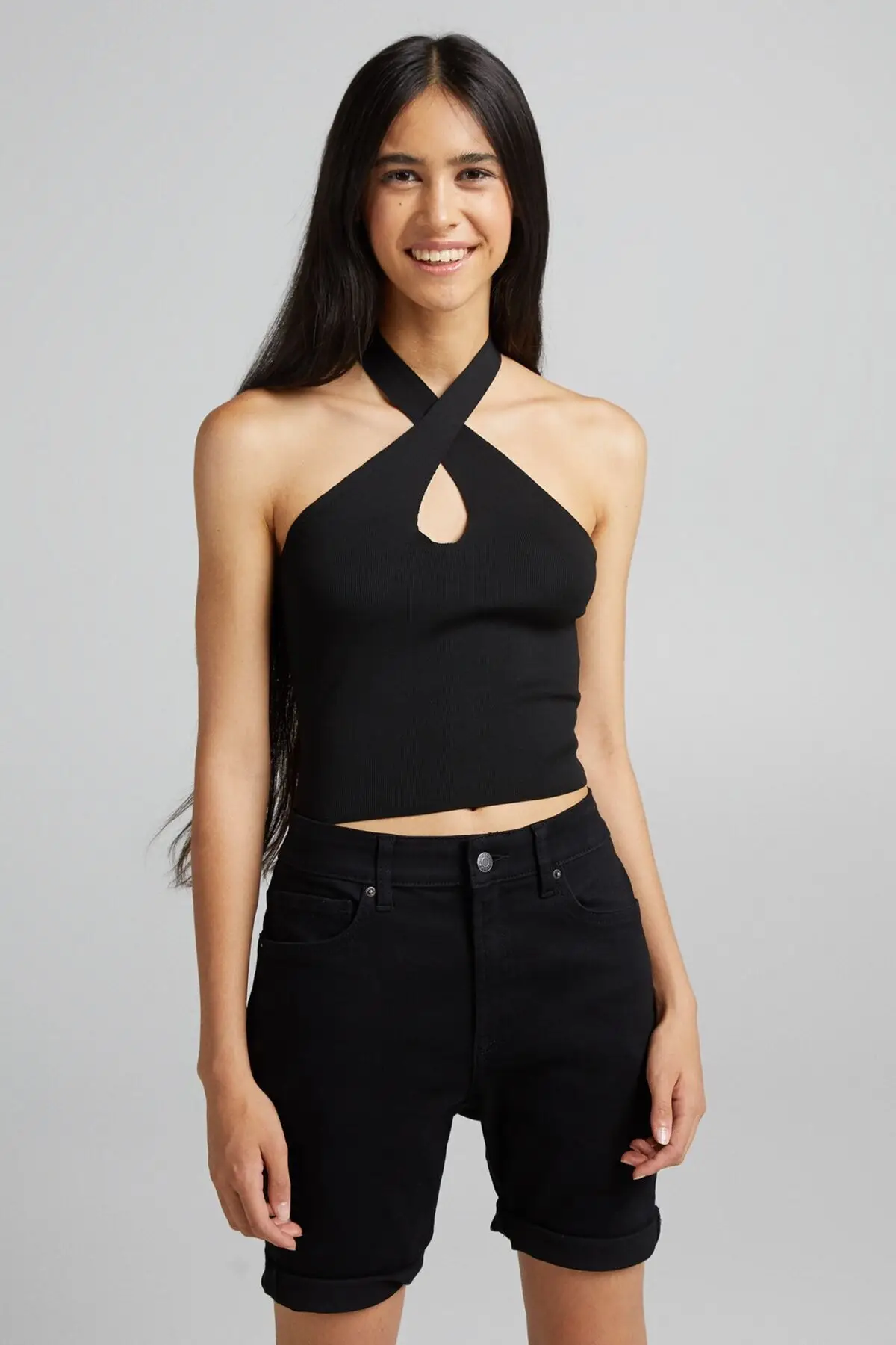 

Halter Collar Top