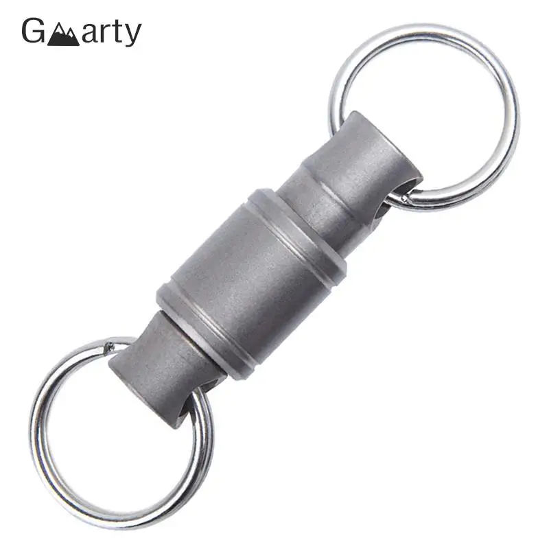 

Titanium Buckle Portable Multifunctional EDC Outdoor Tool Titanium Alloy Waist Belt Quick Buckle Keyring