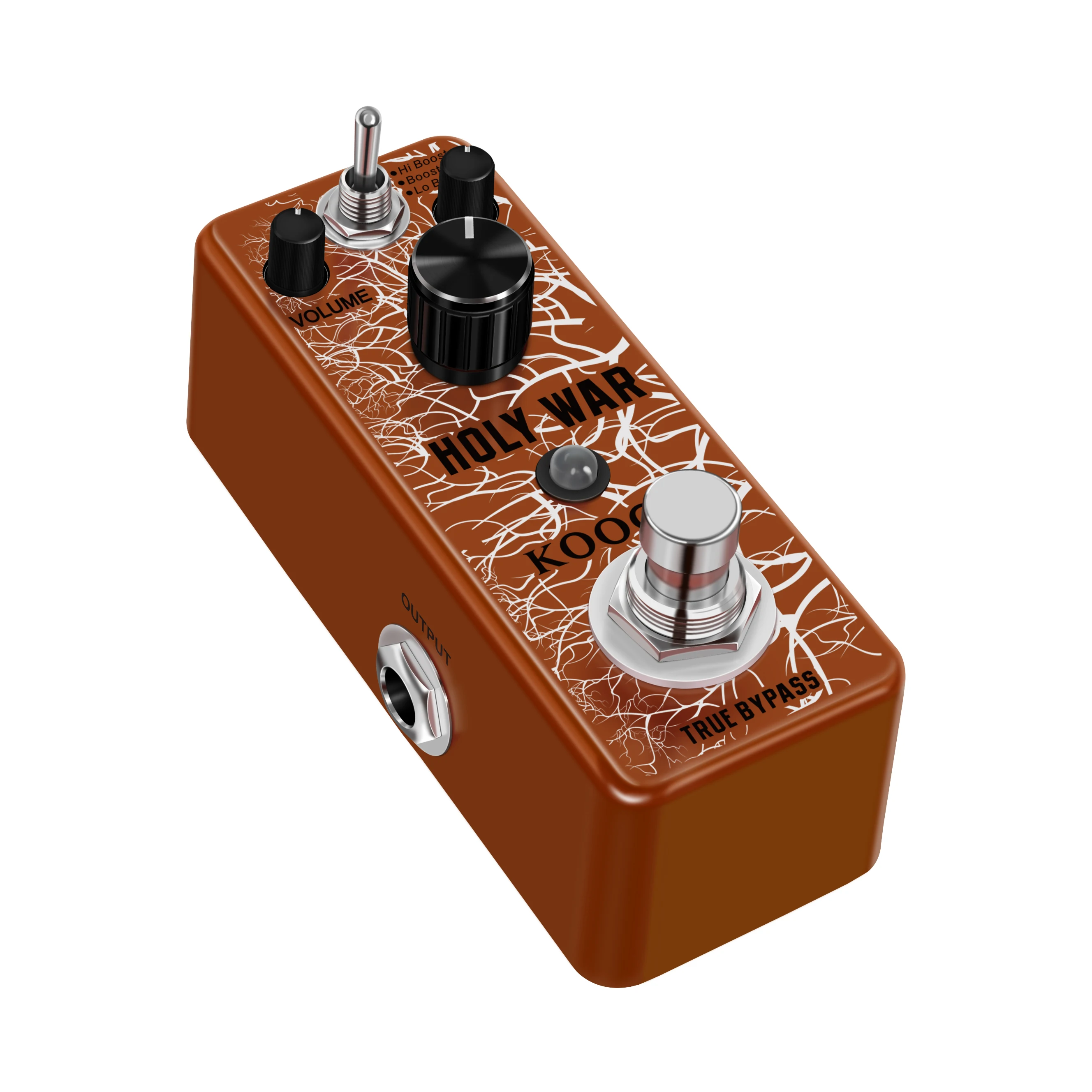 Koogo LEF-305 Heavy Metal Distortion Pedal Holy War Analog Dist Pedal for Electric Guitar Classic 80's Metal Sound True Bypass