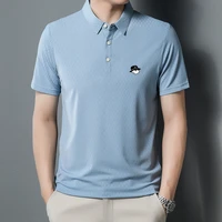 mens golf shirts summer quick drying comfortable breathable polo t shirt high quality fashion short sleeve top man golf wear