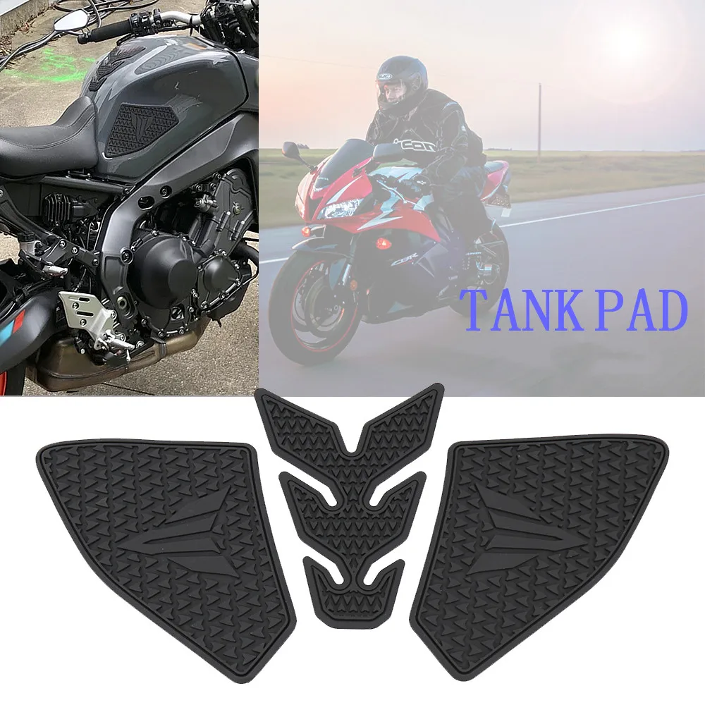 

For Yamaha MT-09 MT09 2021 Motorcycle Non-slip Side Fuel Tank Pad Stickers Waterproof Rubber Sticker Fit