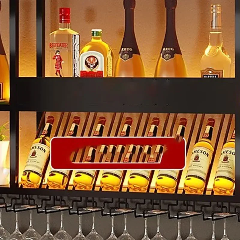 Угловая полка для бутылки с напитком настенная клуба ресторана современный