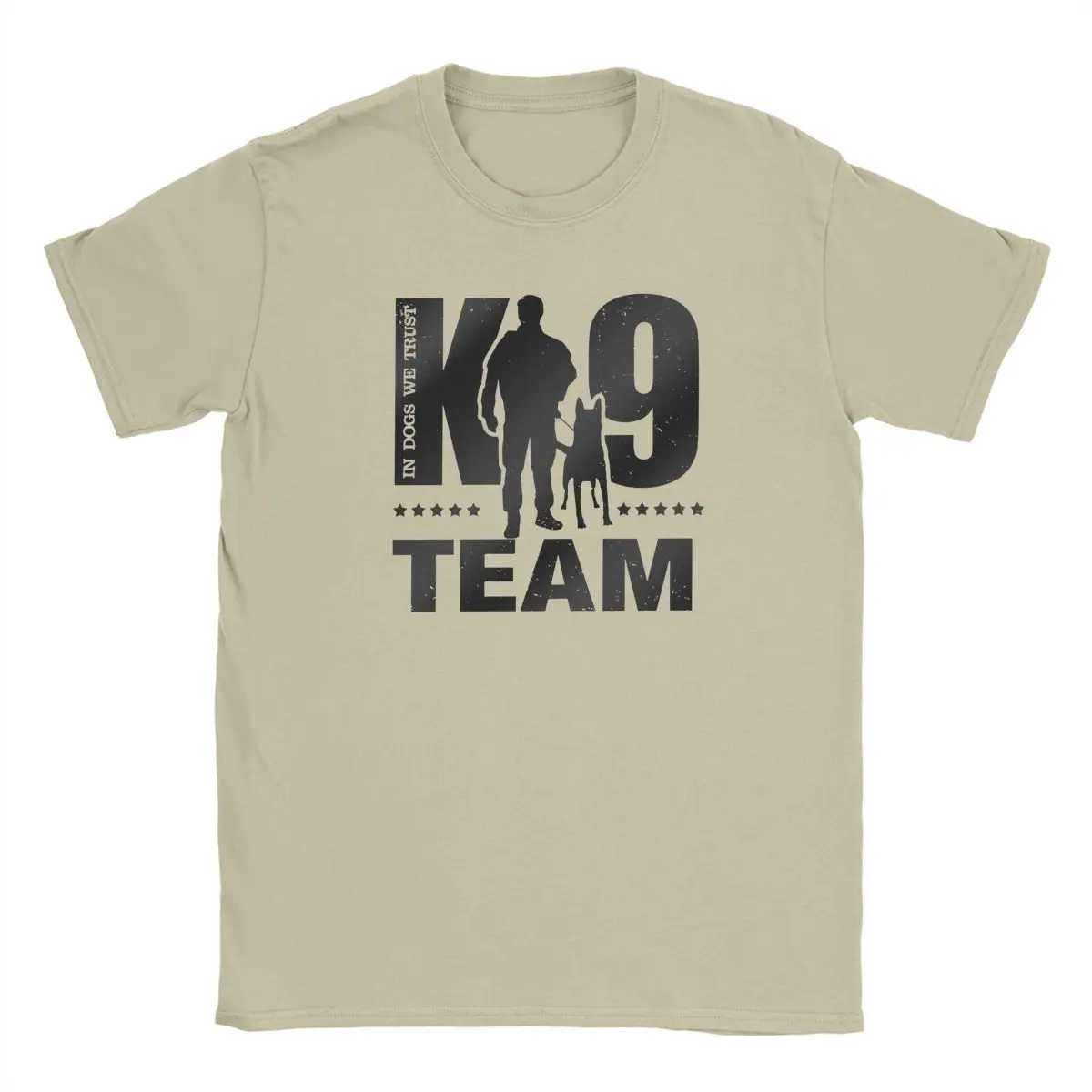 Футболки K9 Team Unit malins мужские чистый хлопок Повседневная футболка с круглым