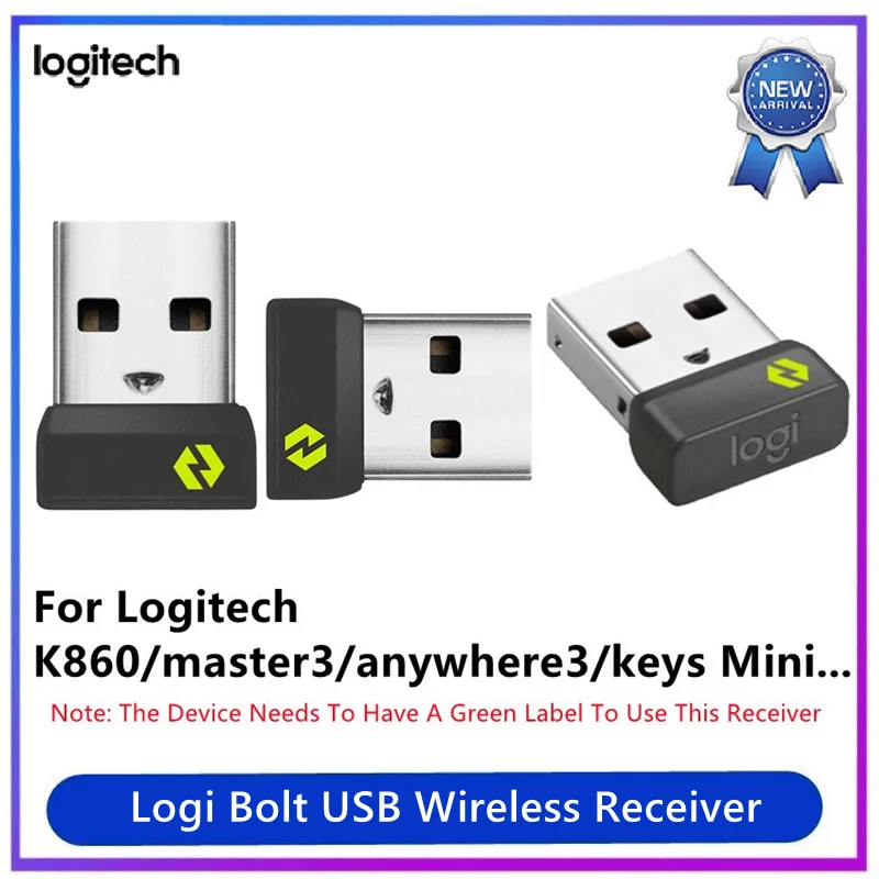 100% Original NEW Logitech Logi Bolt USB Wireless Receiver Logi Bolt 【Boxed】Dongle Secure Multi-Device For Multi-Computer