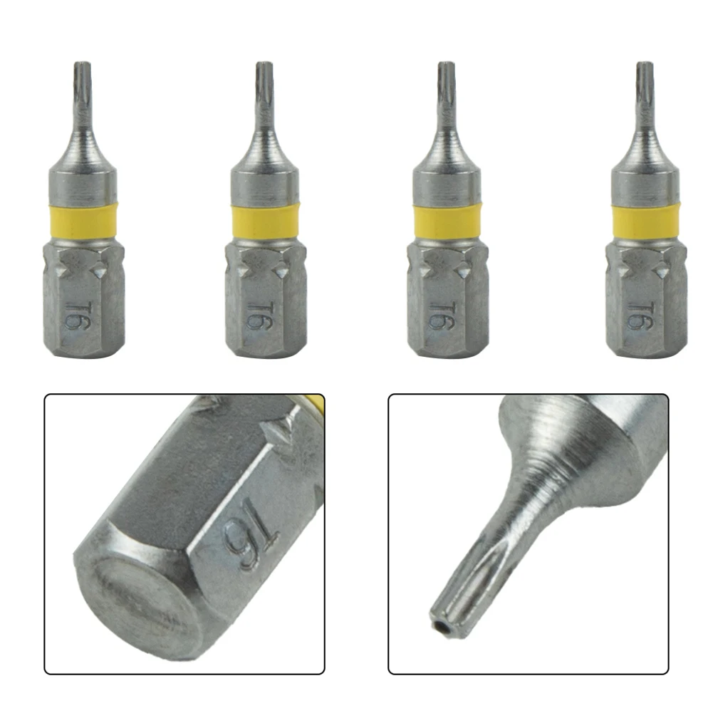 

Bohrer Schraubendreher-Bits Screwdriver Bits T6-T40 Vierkantkopf Elektrowerkzeug Legierter Stahl Nutdrivers Power Tool