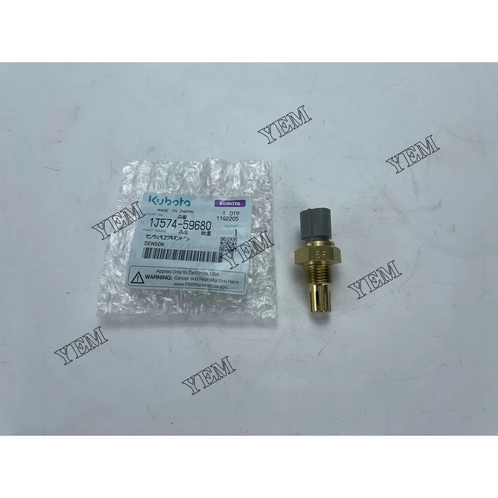 Новый датчик V3800 1J574-59680 для дизельного двигателя экскаватора Kubota.