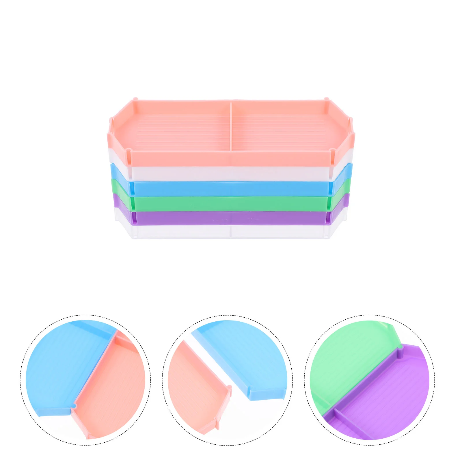 

6 шт., пластиковые лотки для бисера