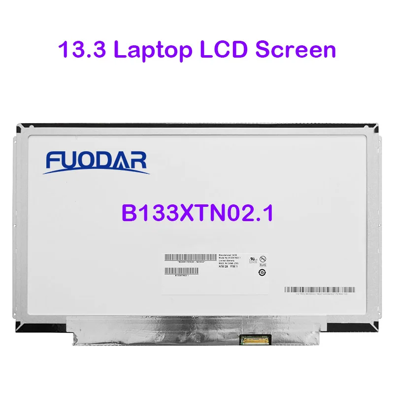 

13.3" Slim Laptop LCD Screen B133XTN02.1 HB133WX1-201 N133BGE-E31 NT133WHM-N22 LTN133AT31 LED Display Panel Replacement 30pin