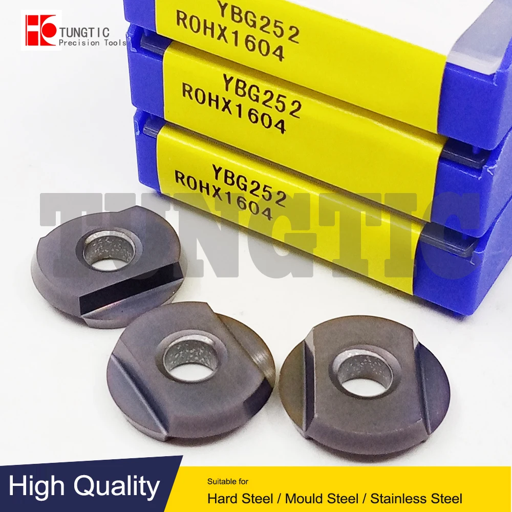 

ROHX1604 Milling Inserts Carbide Cutter For CNC ROHX 1604