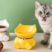 ceramic dog food bowl with stand tall cat food bowl height adjustable cat feeder and drinker ceramic water bottle bebedouro gato