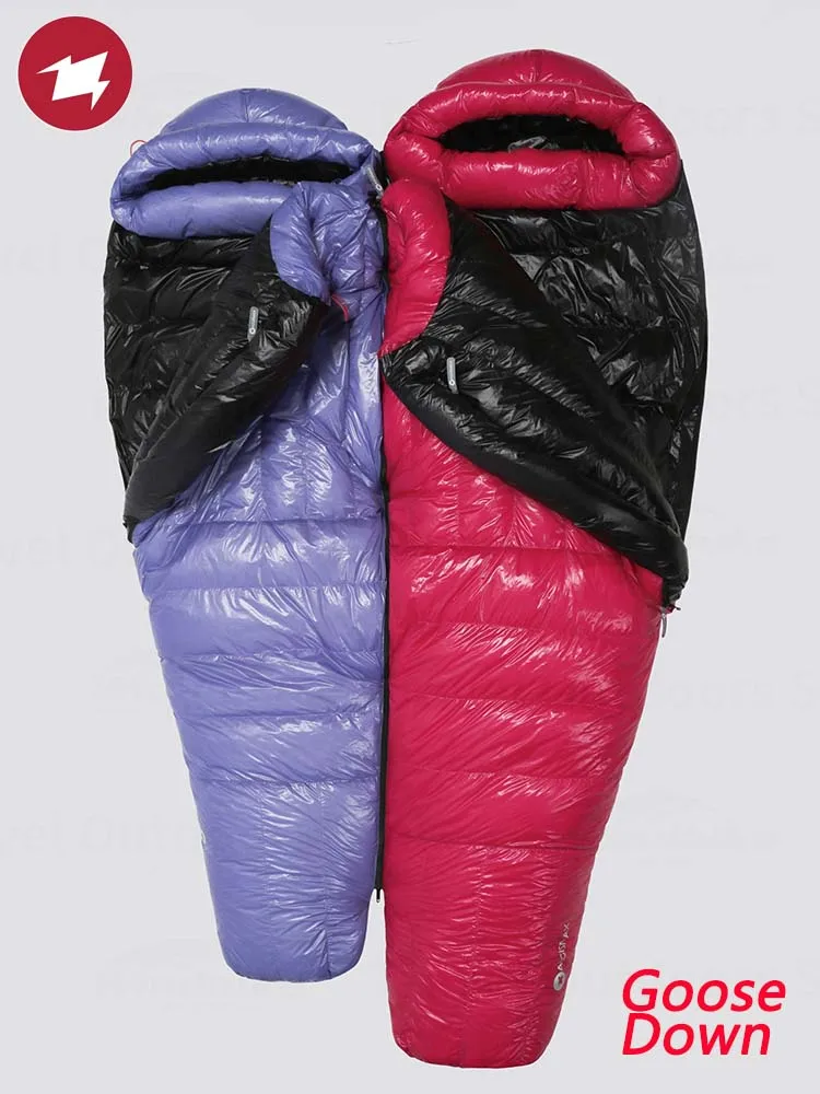 AEGISMAX сверхлегкий спальный мешок для взрослых с гусиным пухом 800FP кемпинга