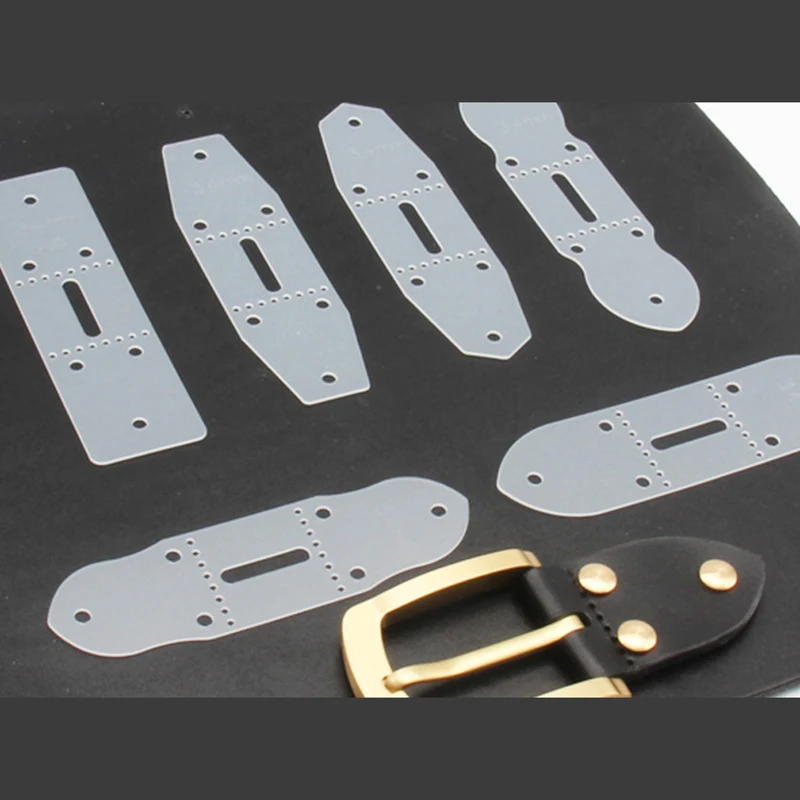 6 шт./набор концевые шаблоны для ремня