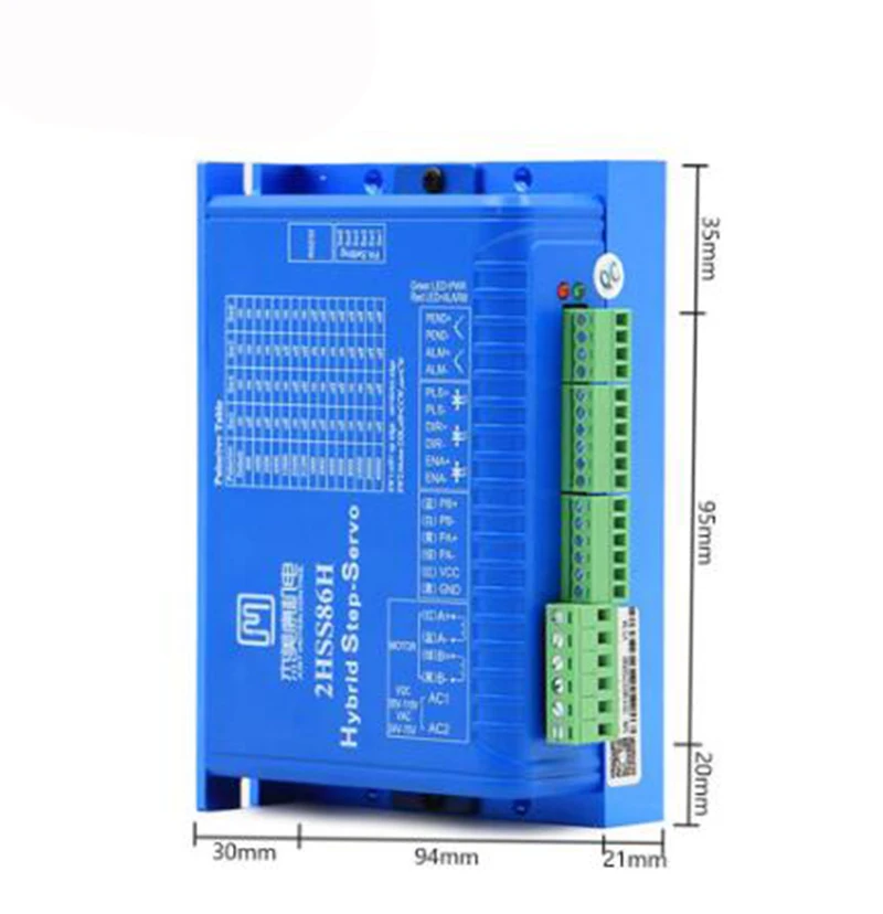 Двухфазный гибридный двигатель с ЧПУ Jmc замкнутым контуром 12 нм 6а Nema 34 и драйвер