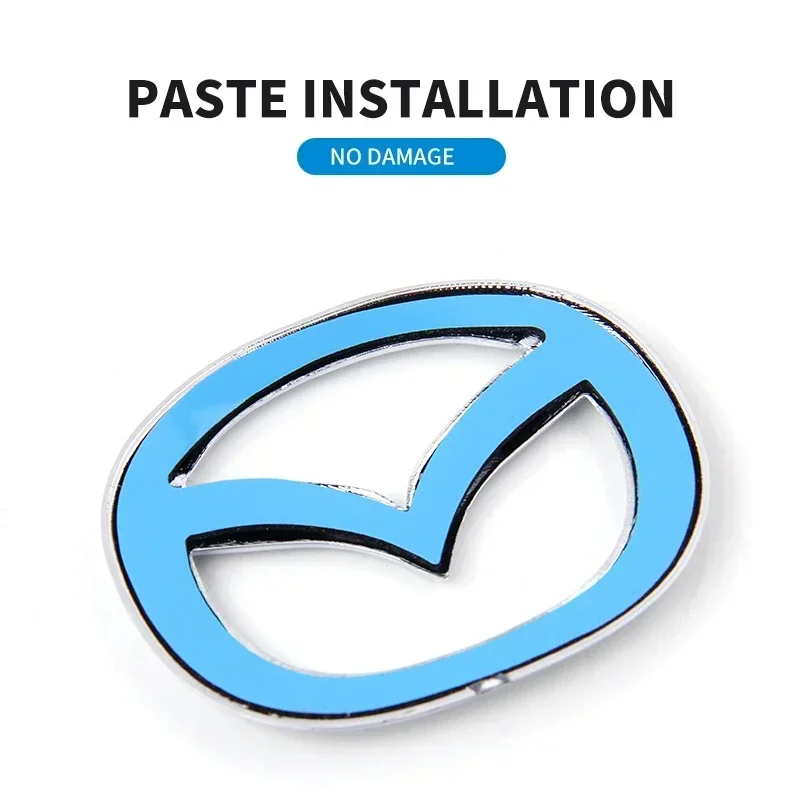 Металлическая Наклейка на руль автомобиля для Mazda Axela 323 CX5 CX3 CX6 RX7 MX5 CX9 CX7 эмблемы
