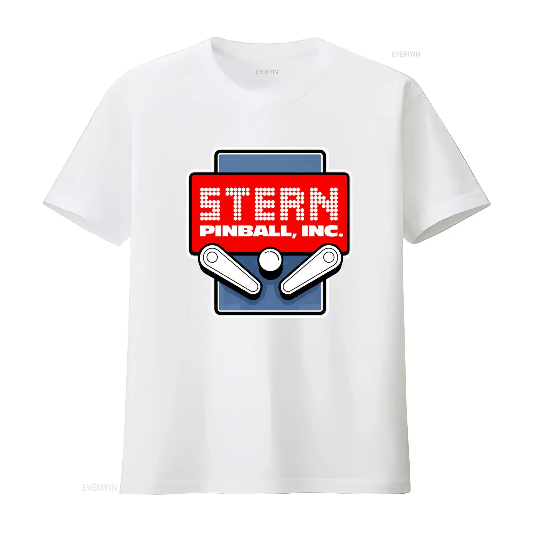 Фото Футболка с логотипом Stern Retro Arcade Gamer Pinball, классический дизайн для энтузиастов, винтажная, повседневная, мягкая, стильная, с графическим принтом №3