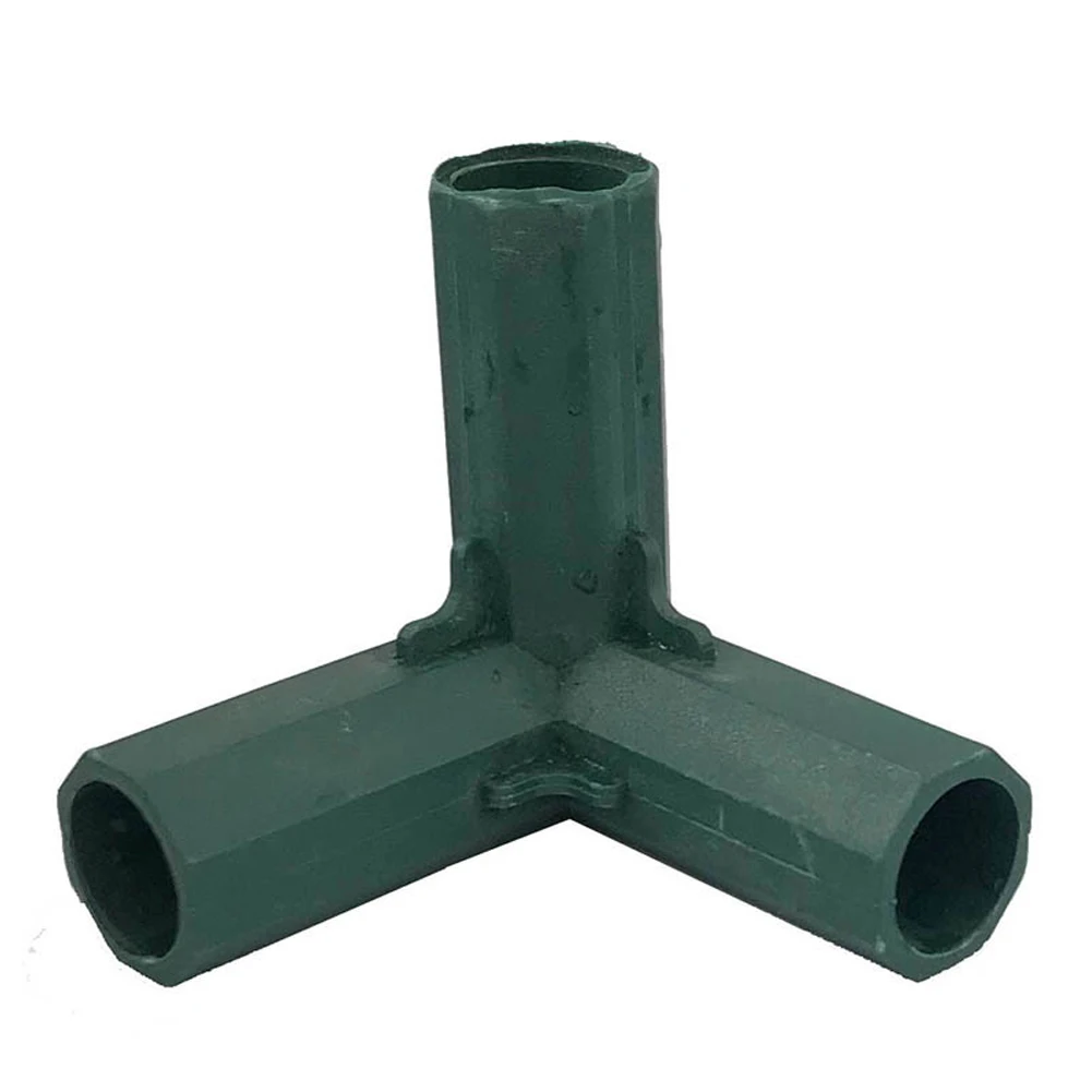 

4pcs 16mm 3 4 5 Ways Lawn Supports Pipe Joint Plant Stakes Building Awning Pole Corner Connector Garden Framework Greenhouse