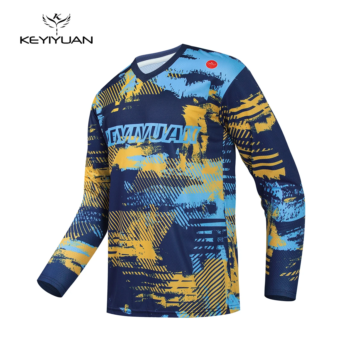 

KEYIYUAN New Men Downhill Jersey Mountain Bike T-shirt MTB Shirts Motorcycle Jersey Motocross Clothing Maillot Vtt Homme