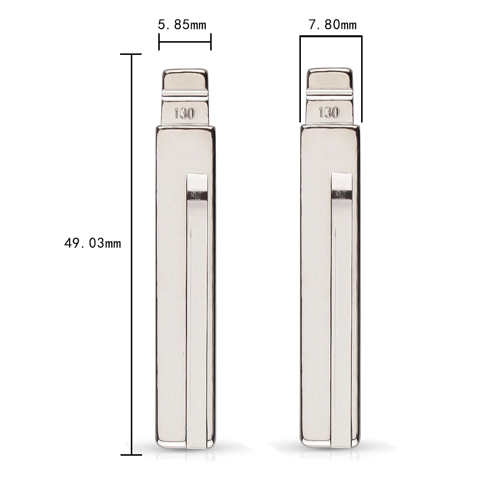 

Пульт дистанционного управления KEYYOU #129 #130 лезвие ключа для Hyundai Kia HY20 левое лезвие