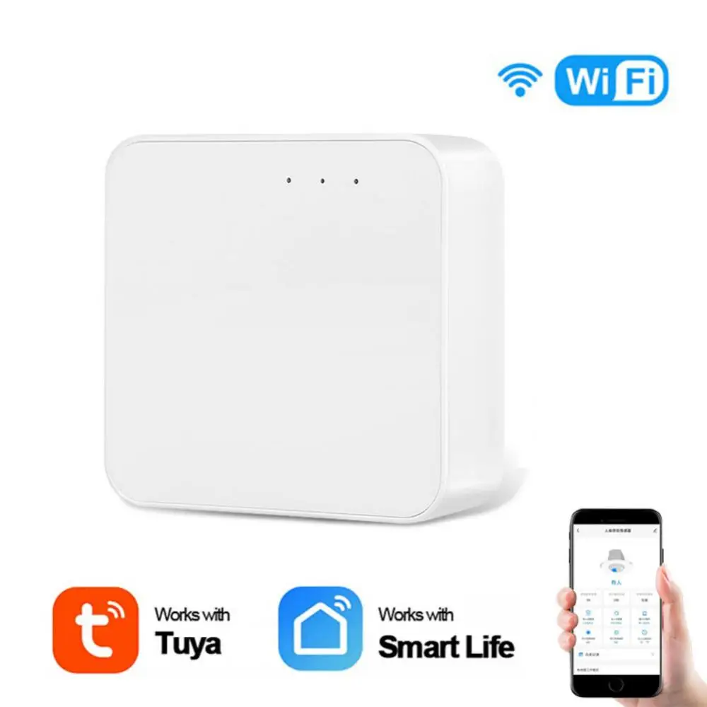 

Tuya Infrared Human Sensor Human Presence Sensor App-key Control Adjustment Of Lights Diy Wifi Human Body Motion Detecter New