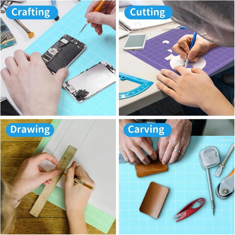 BEAU-3 Pack Коврик для резки машины надписей Самовосстанавливающийся Роторный коврик