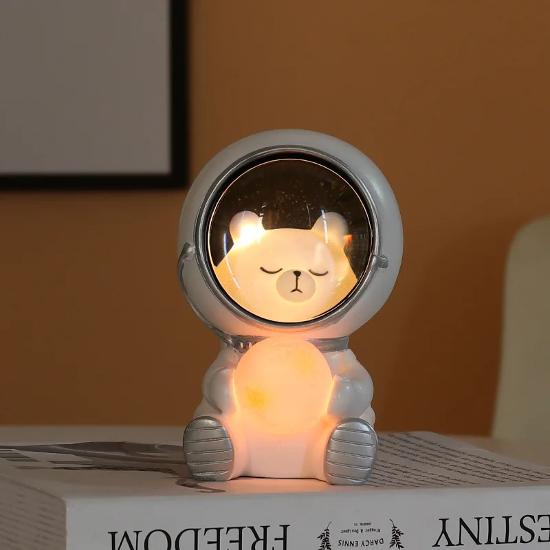 

Creative Ornaments Cartoon Galaxy Guardian Astronaut Night Light Ornaments Room Decoration For Children's Gift Nordic Home Decor