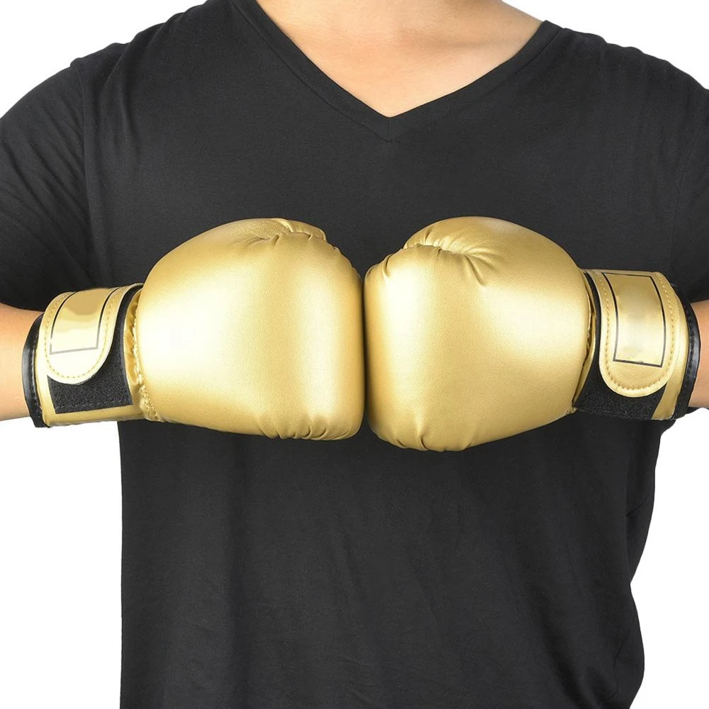 1 Pair Child Boxing Gloves PU Leather Kids Sandbag Punching Sparring Training Mitts Breathable Training Fighting Gloves
