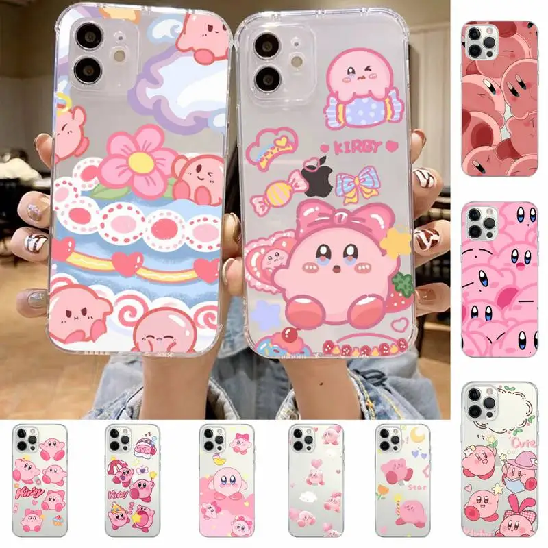 

Cute Cartoon K-Kribes Game Phone Case For iPhone 14 13 12 11 Pro Max Mini X Xs XR 6 7 8 Plus SE 2020 Transparent Case