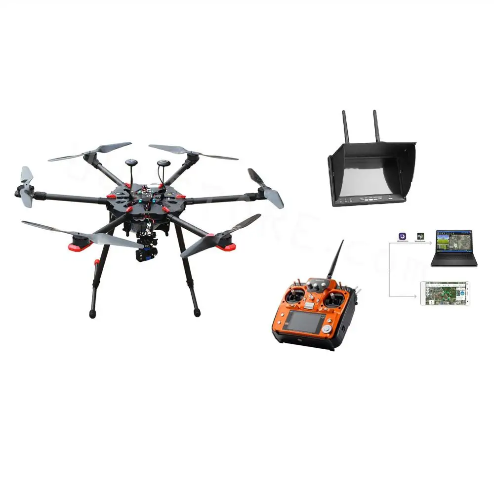 

Готовый к полету RTF 6-осевой Tarot X6 складной выдвижной Pro 2,4G 10CH 960 мм PIX PX4 M8N GPS DIY Радиоуправляемый гексакоптер Дрон