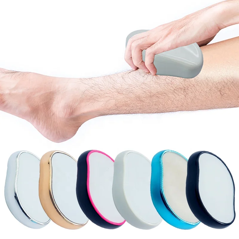 

Профессиональное средство для удаления волос со стразами для женщин, портативная Волшебная нано-стеклянная техника, безболезненный стирае...