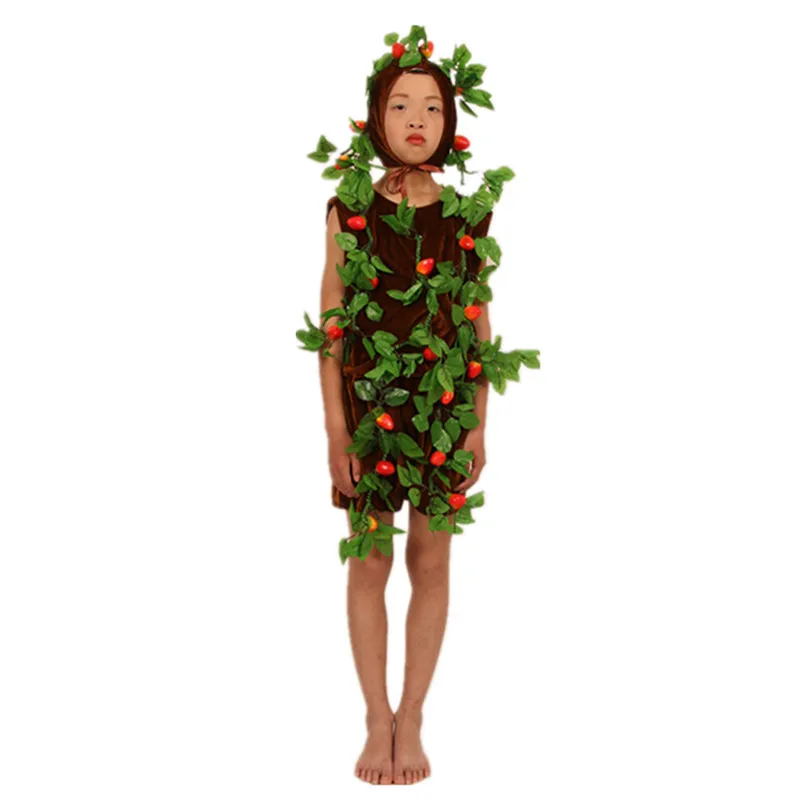 Костюм клубничного дерева для детей школьная танцевальная одежда милый костюм