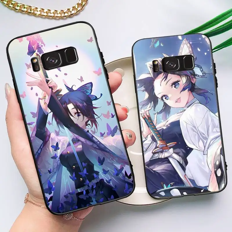 

Anime Demon Slayer Kanao Shinobu Phone Case for Samsung Note 5 7 8 9 10 20 pro plus lite ultra A21 12 72