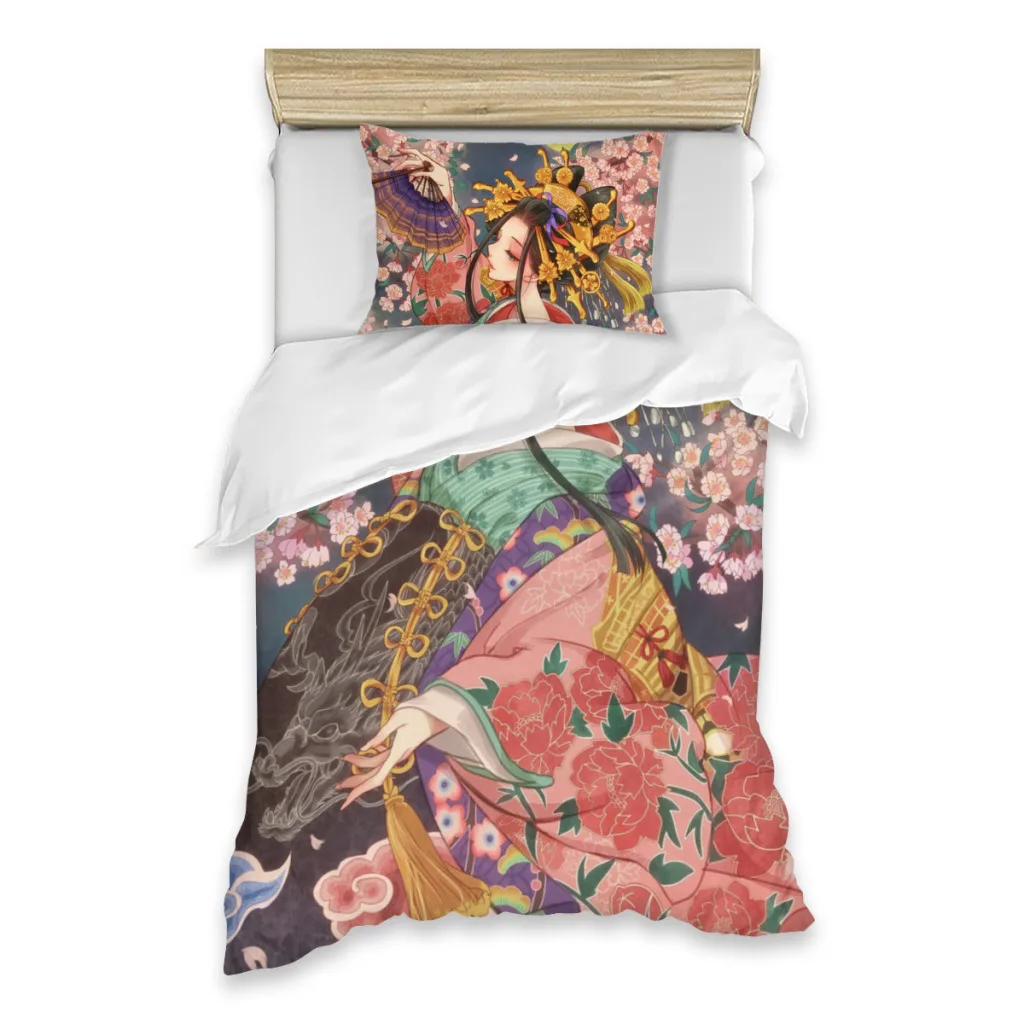 Кимоно женское японское (2) пододеяльник с принтом разных размеров комплект