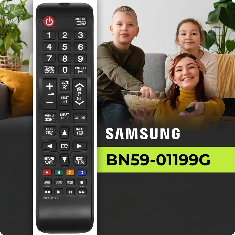 BN59-01199G универсальный пульт дистанционного управления Smart TV для Samsung UE32J5205 UE32J5250 UE32J5270 E43NU7170 N5300