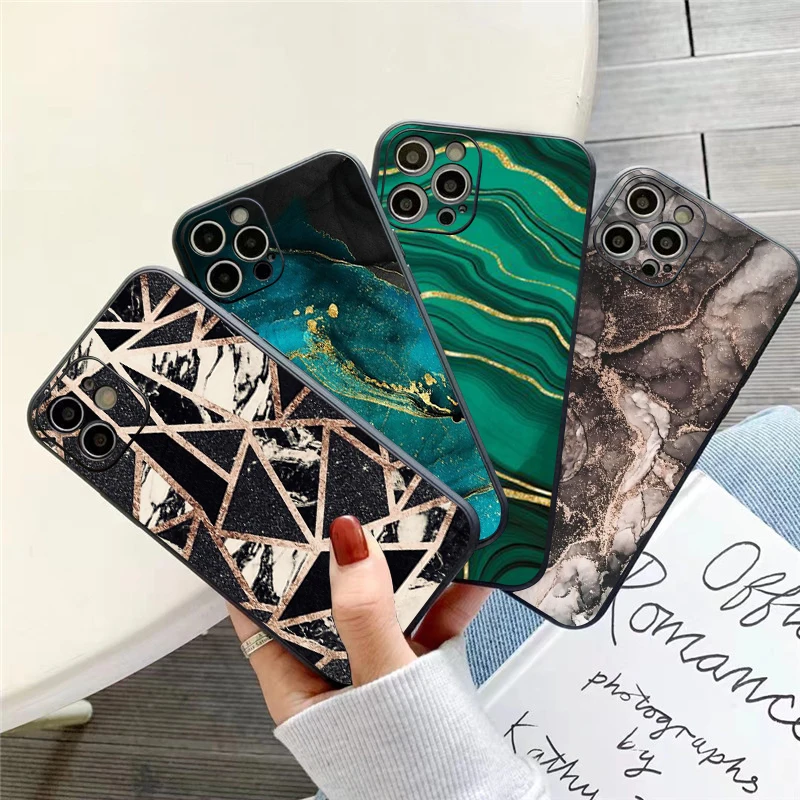 

Ink Painting Mountains And Rivers Phone Case For Funda iPhone 11 12 13 Pro Max Mini X XR XS SE 2020 5 6 7 8 Plus Liquid Silicon