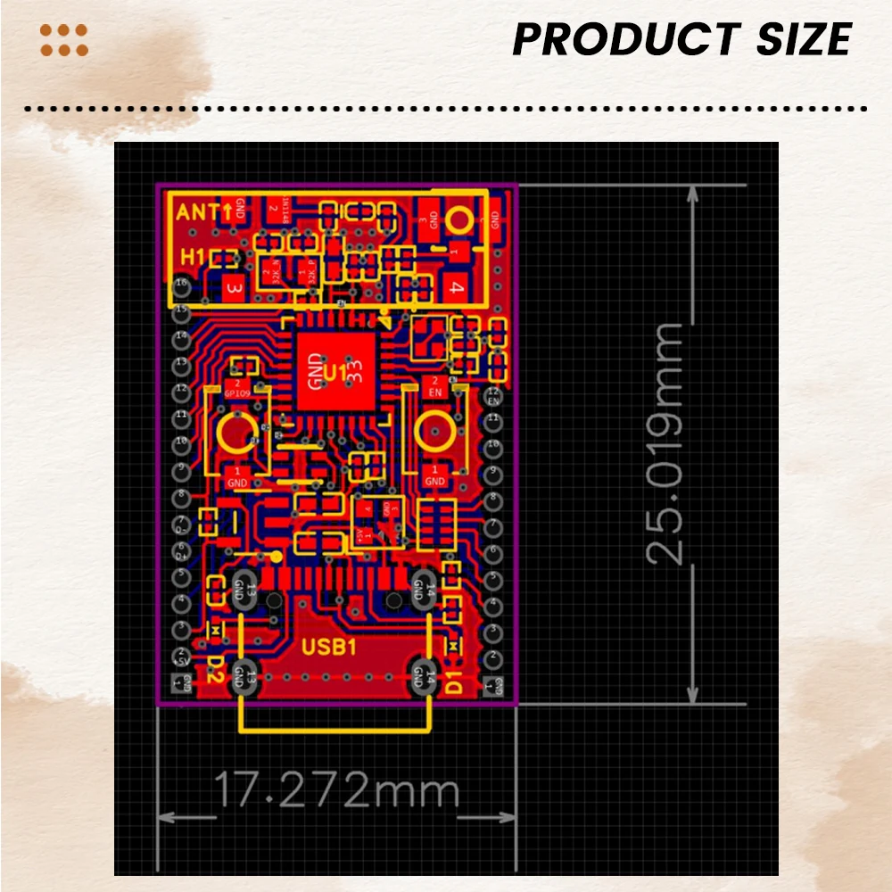 Фото Wifi6 ESP32 C6 разрядная плата Женская 32-разрядная флэш-память N4 BT Wifi модуль с кварцевым генератором RGB флэш-память 4 Мб USB Type-C №4
