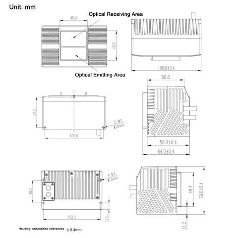 FDROBOT Pacecat S300 твердотельный LiDAR датчик