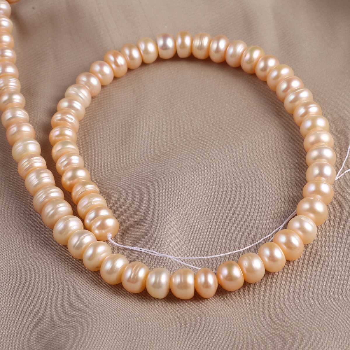 Natural Freshwater Pearl Beads Loose Spacer Bread Shape Pearl for Jewelry Making Diy Elegant Necklace Bracelet Fittings