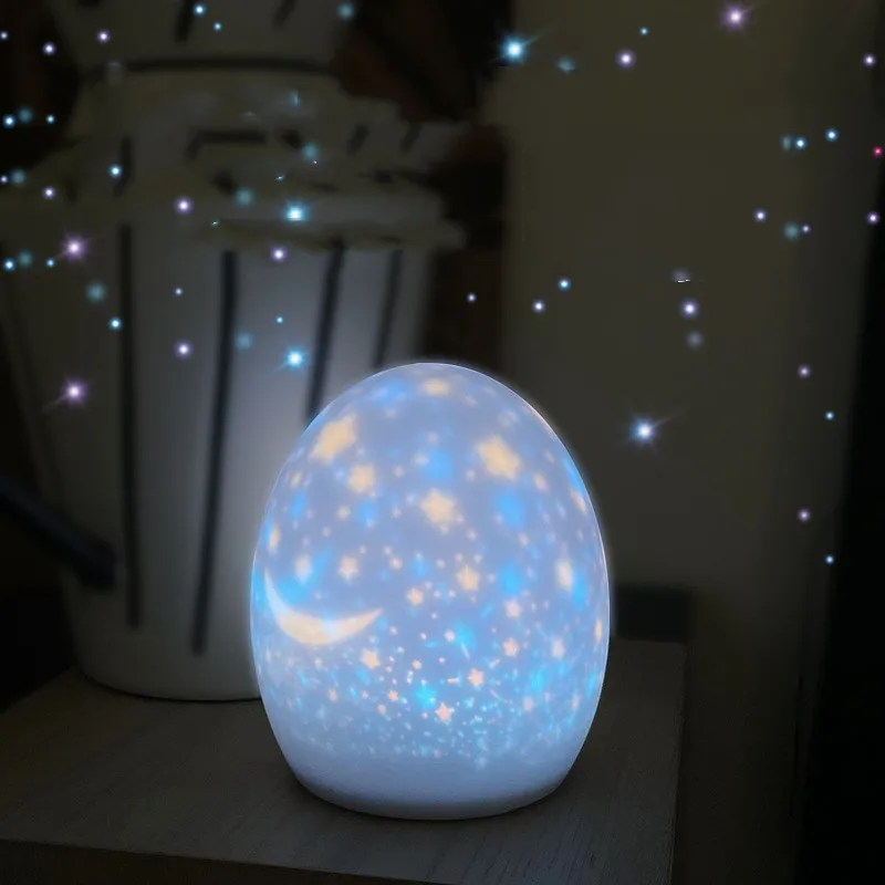 

Silica gel starry projection lamp, bed bed atmosphere, small night lamp, creative dream decorative lamp, holiday gifts