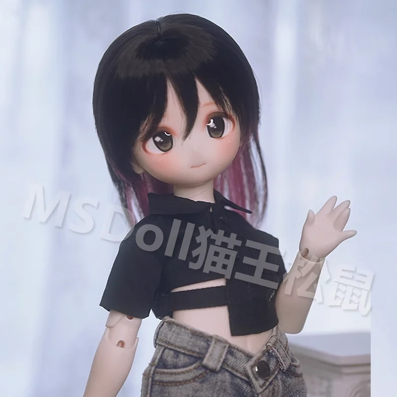 

New Arrival BJD Doll Wigs Short Hair For 1/3 1/4 MSD MDD DD TF Straight Hair Doll Accessories