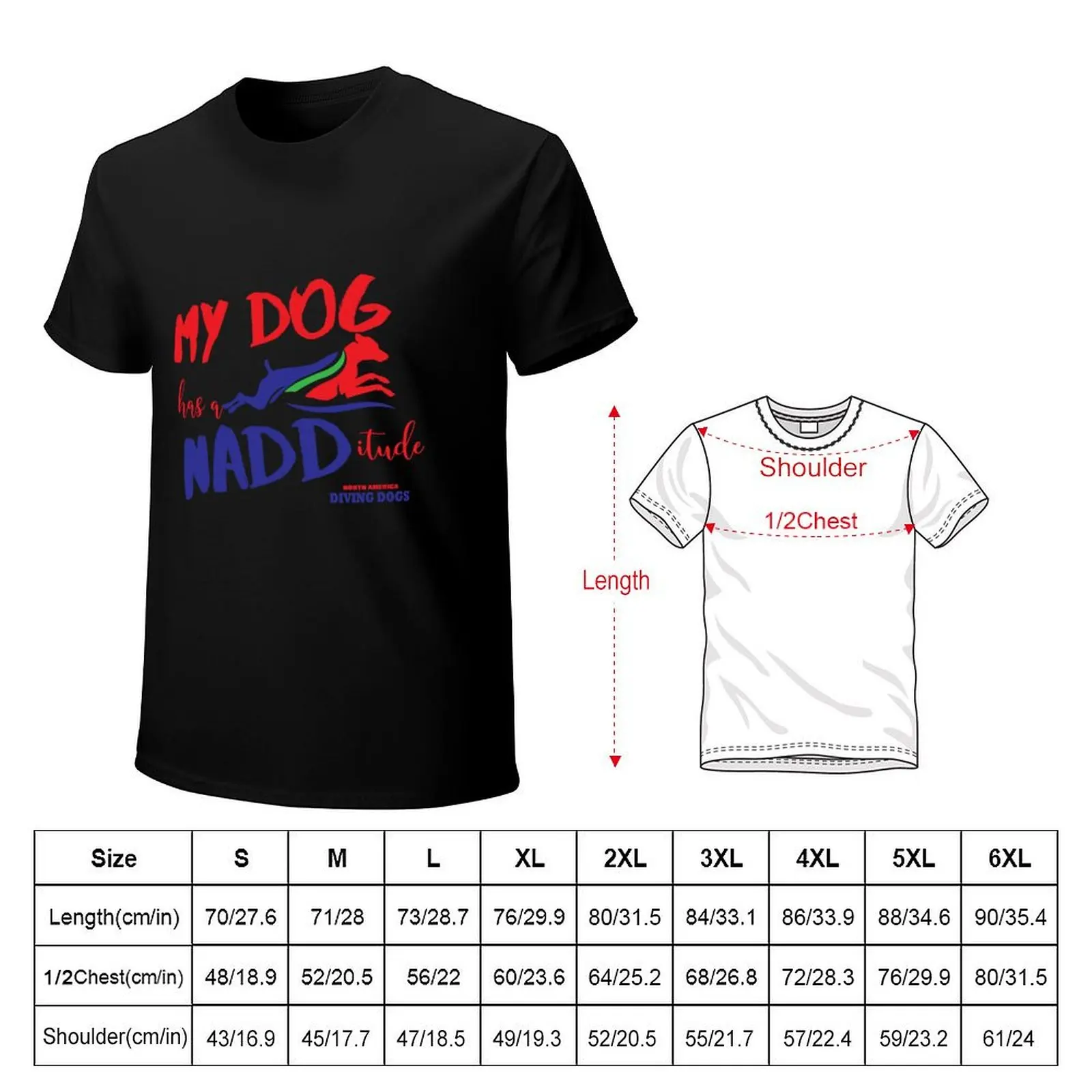 Моя собака есть NADDitude — NADD GEAR! Футболка черная мужская футболка аниме футболки