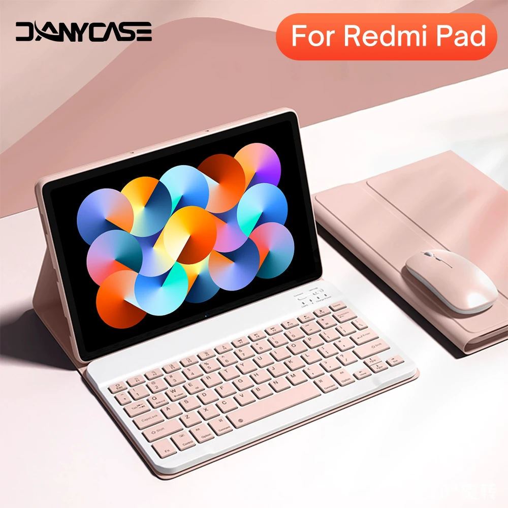 Magnetic Keyboard Case for Redmi Pad 10.61 in Xiaomi Tablet 