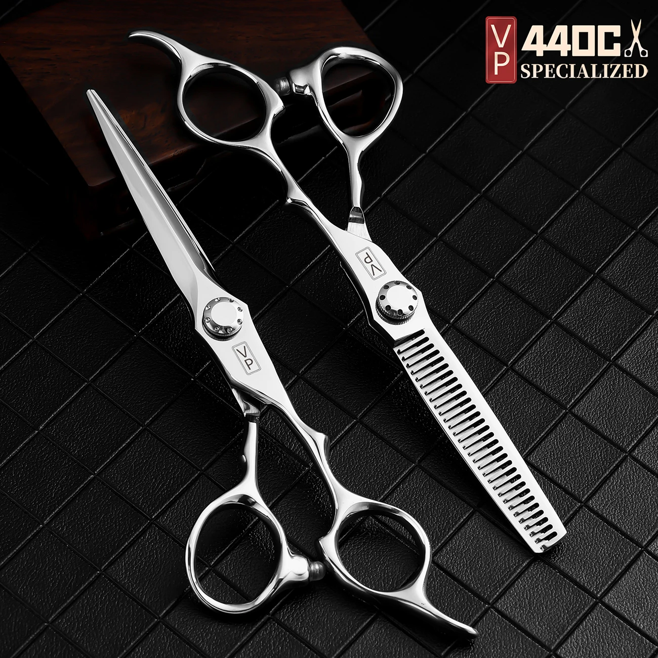 VP Hair Scissors For Hairdresser 6 Inch Professional Hairdressing Scissors Barber Accessories Hair Cutting Thinning Styling Tool