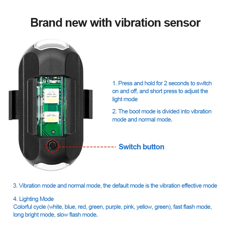 BLALION светодиодный стробоскоп для самолета сигнальная лампа предотвращения