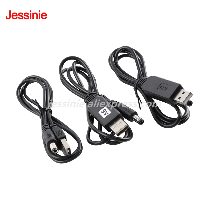 Фото USB-кабель повышающего преобразователя постоянного тока от 5 В до 5 В, 9 В, 12 В, модуль адаптера 5 Вт, 8 Вт, 5,5 мм, 5,5x2,1 мм, 5,5x2,5 мм, 3,5x1,35 мм, вилка №2